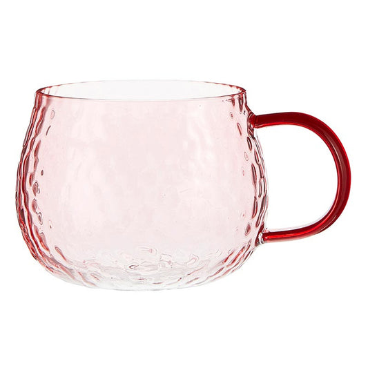 Hammered Glass Mug