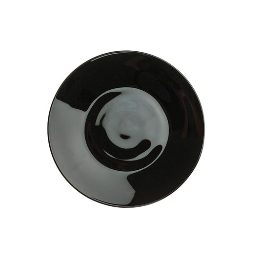 8" Black Raspberry Plate- Mosser Glass