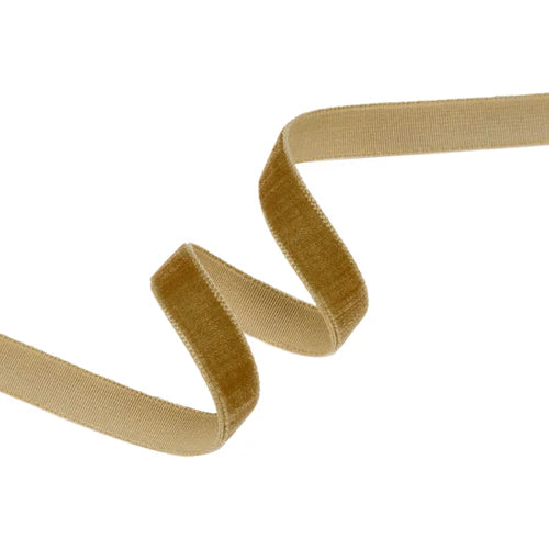 3/8" Velvet Ribbon | Mushroom