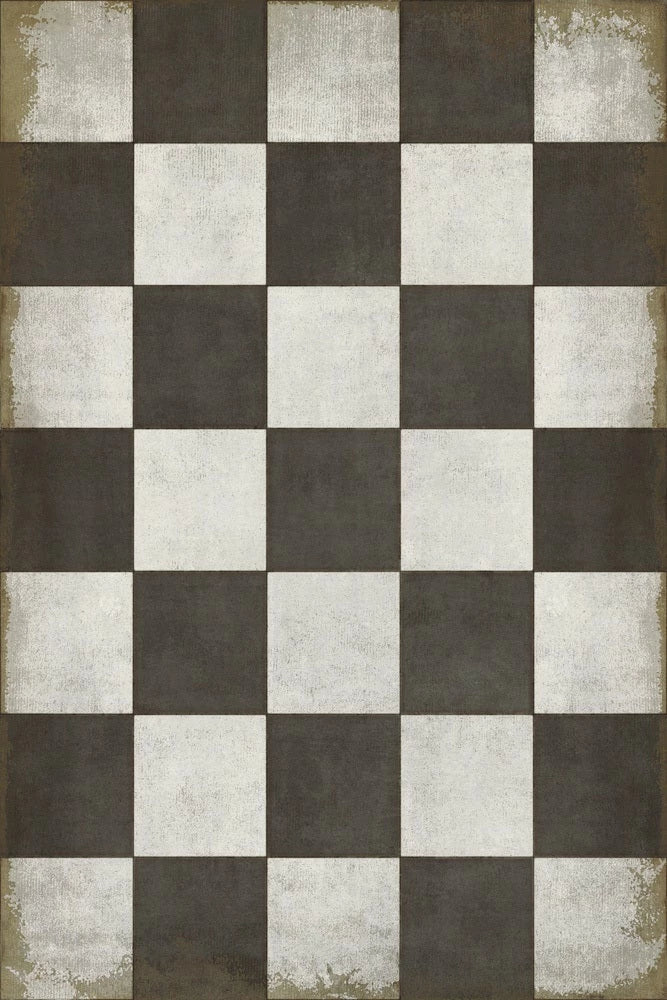 Pattern 07 Checkered Past 24x36 Vinyl Rug