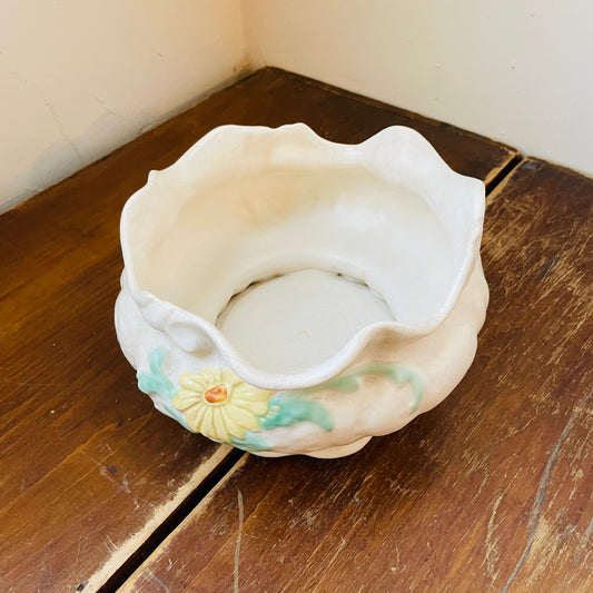 Weller Pottery Floral Pot- Vintage