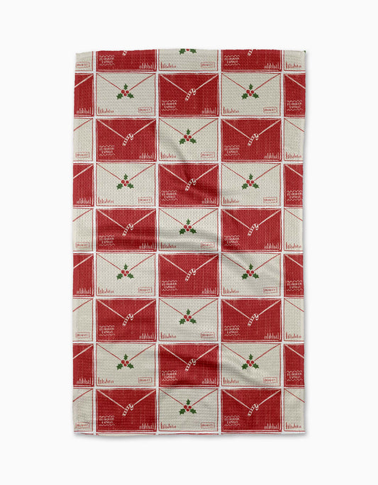 Christmas Letter Stack Tea Towel