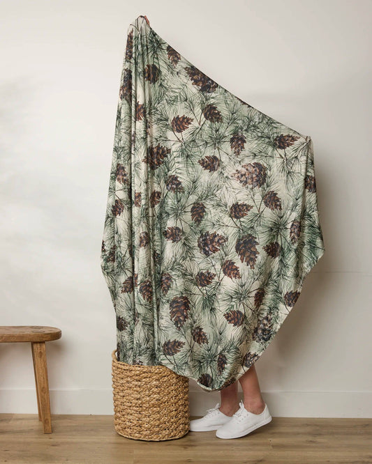 Winter Pine Camo Butter Blanket: Medium 50" x 60"