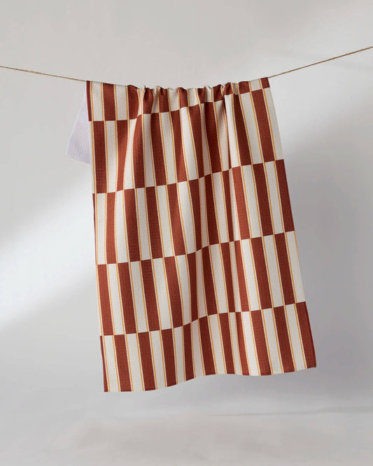 Harvest Stripe Tea Towel