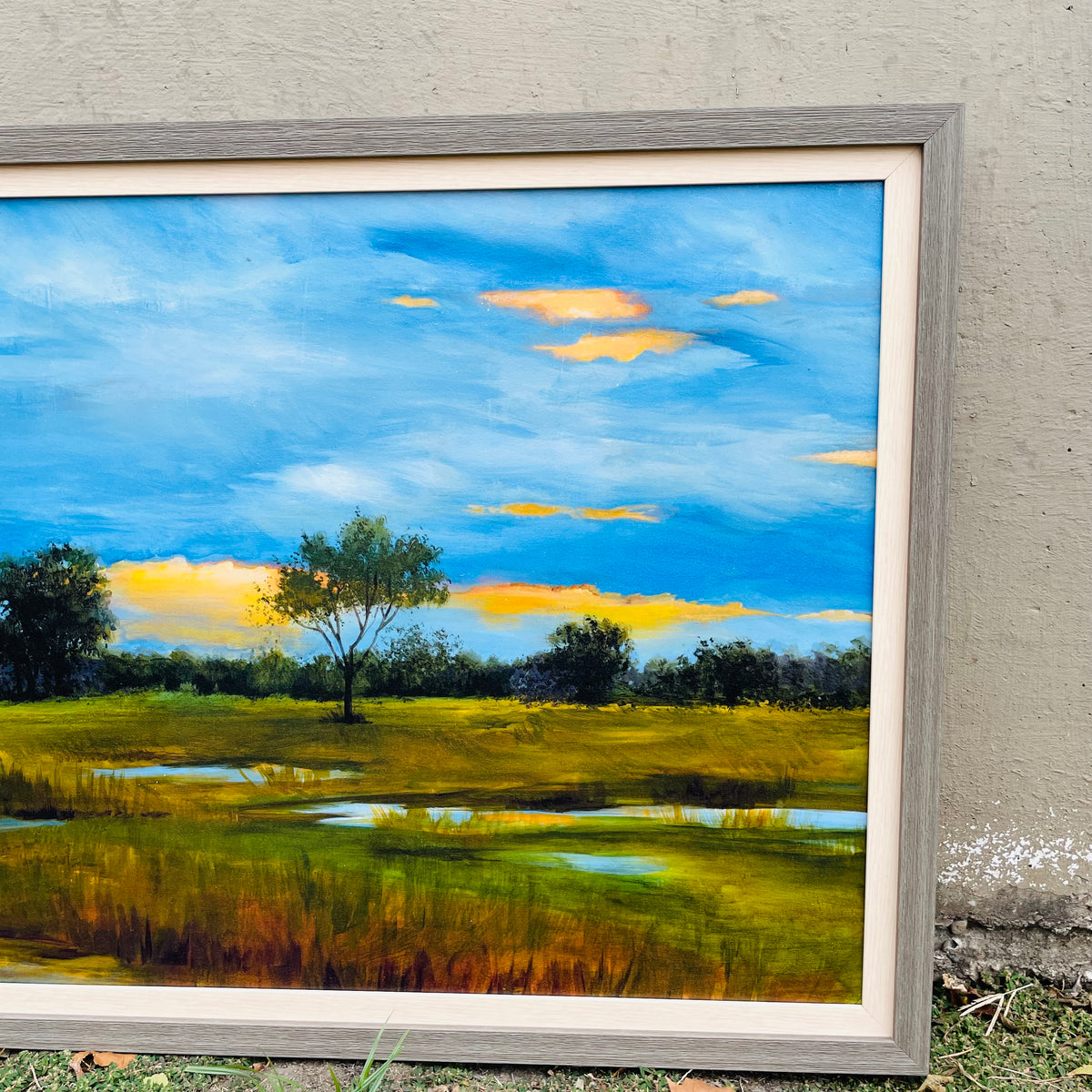 Glorious Day Textured Framed Print
