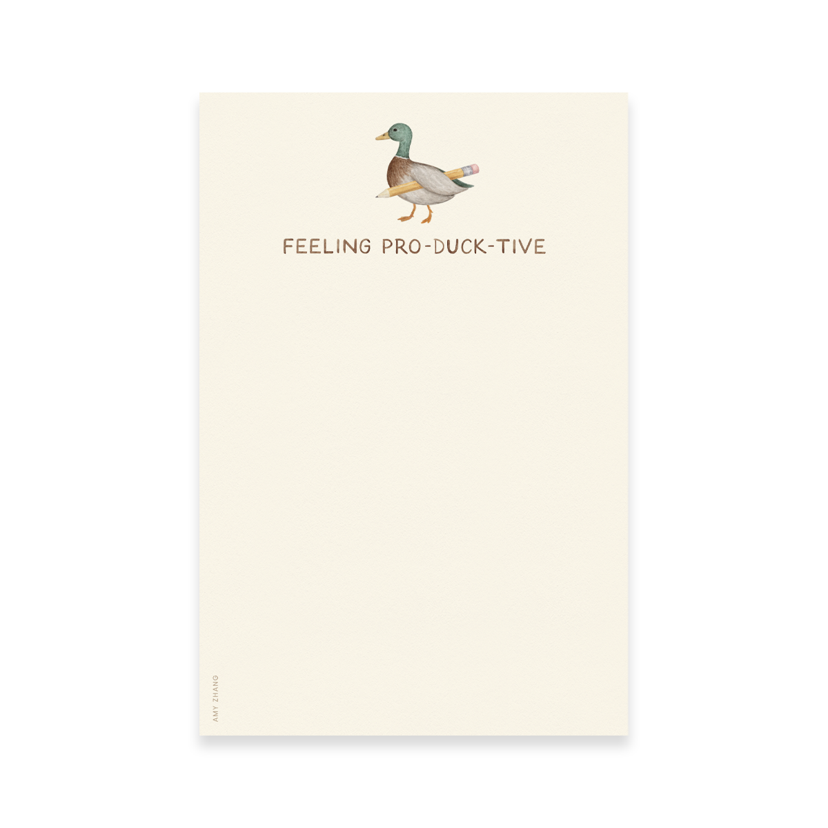 Feeling Pro-duck-tive Notepad
