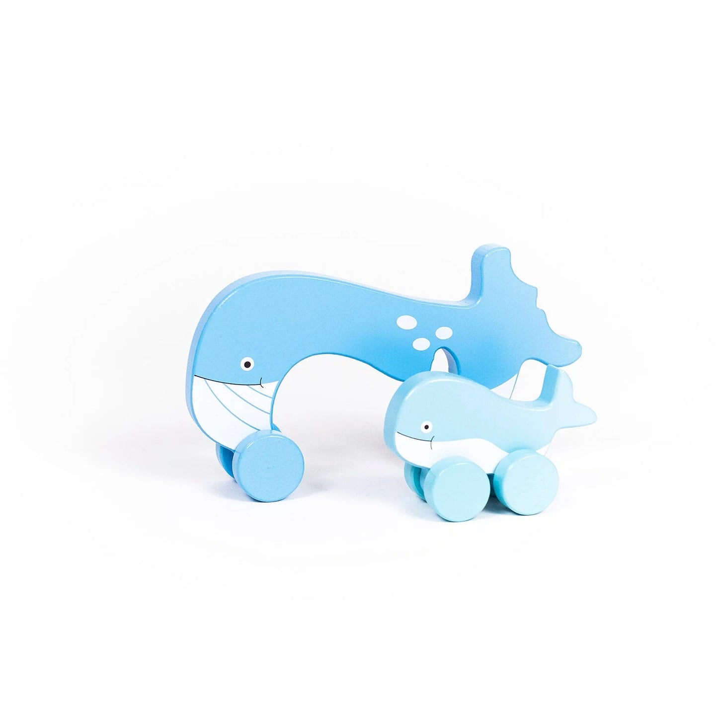 Big & Little Whale Push Toy