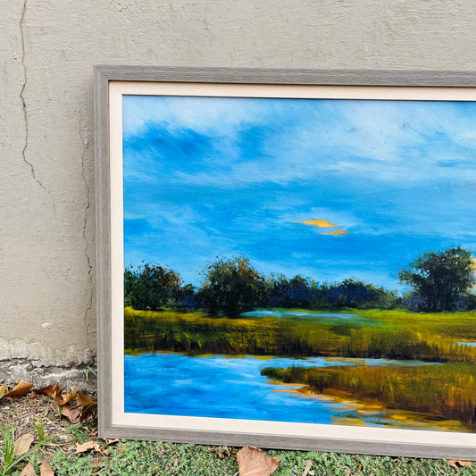 Glorious Day Textured Framed Print