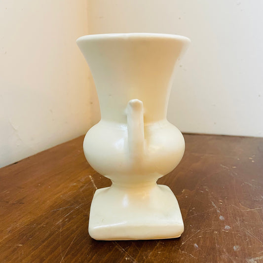 White Urn Vase-Vintage