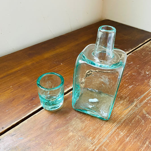 Water Carafe & Drinking Glass