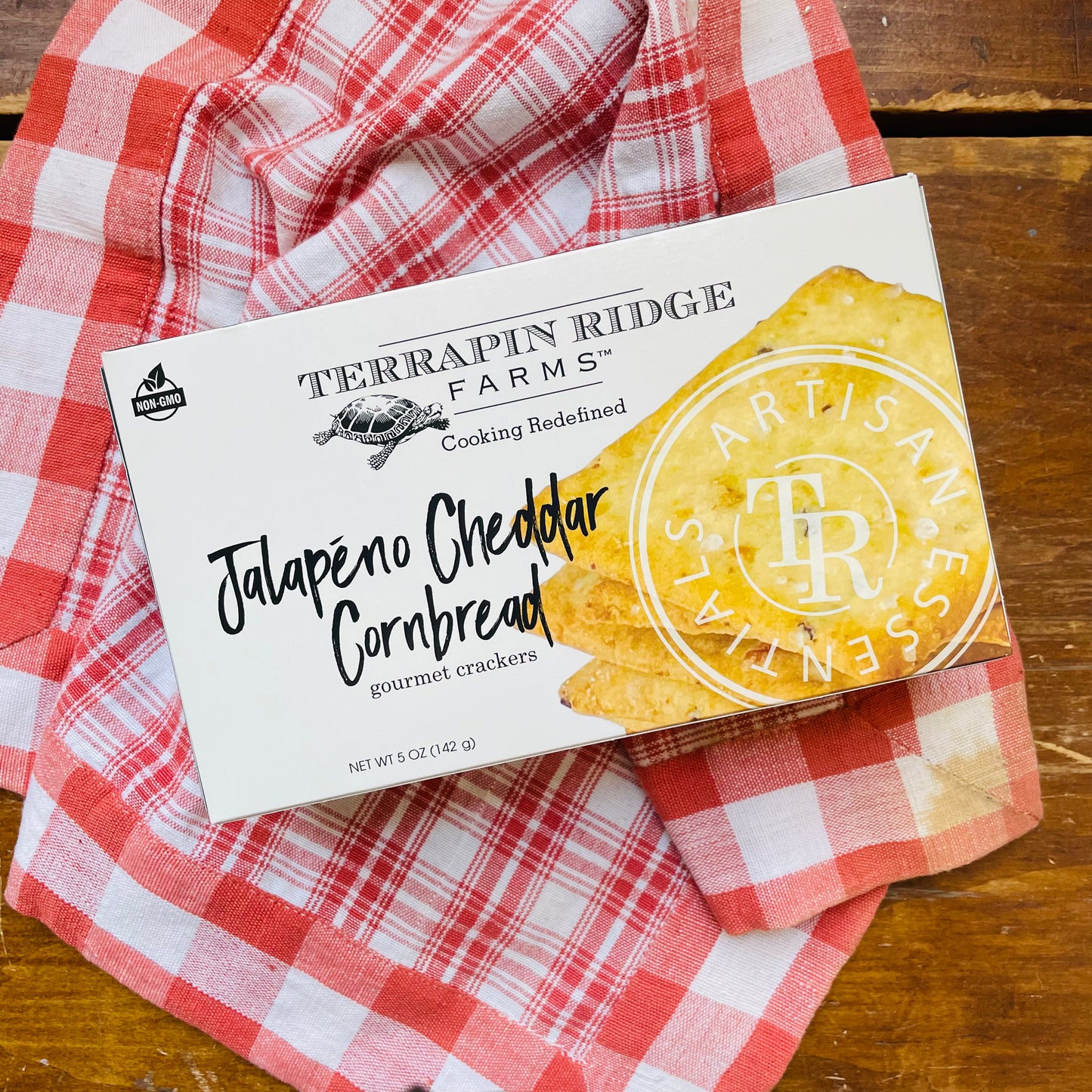 Jalapeno Corn Bread Crackers