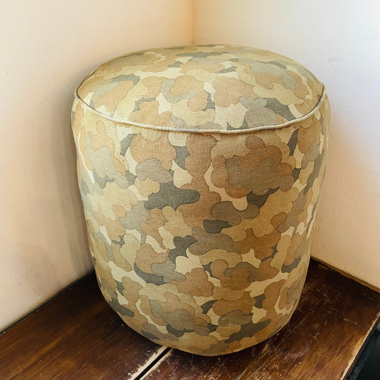 Back Water Camo Upholstered Stool