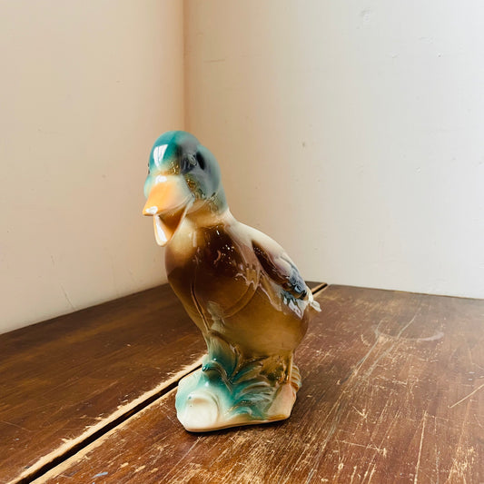 Tall Royal Mallard Ceramic Figurine- Vintage