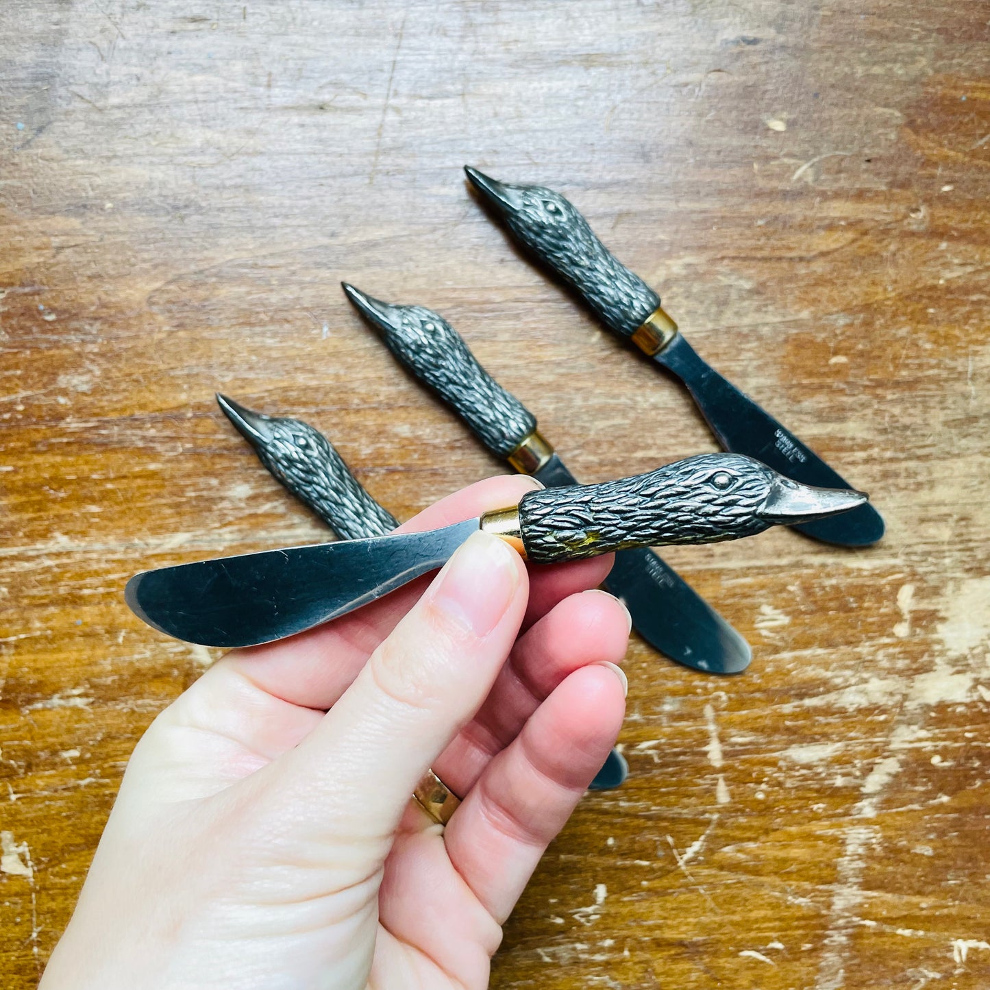 Set of Arthur Court Duck Head Spreaders- Vintage