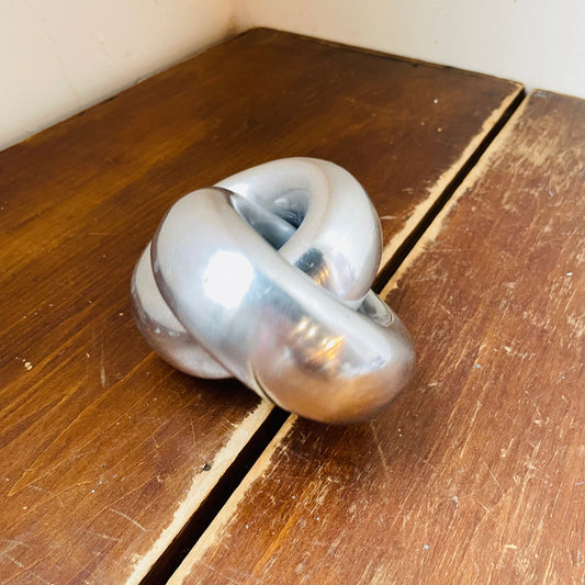 Intertwined Aluminum Knot- Vintage