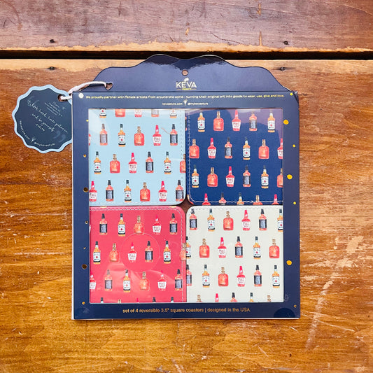 Bourbon Trail Set of 4 Coasters