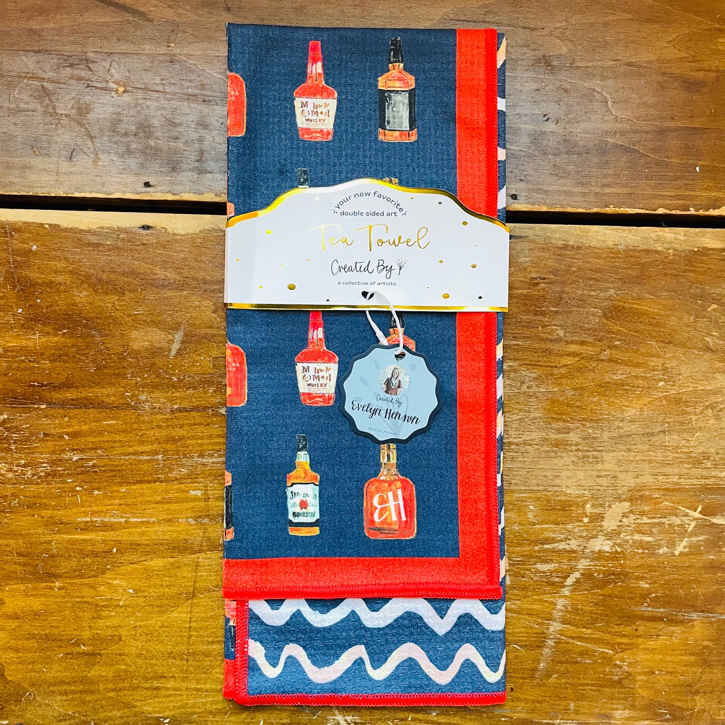 Bourbon Trail Double Sided Tea Towel