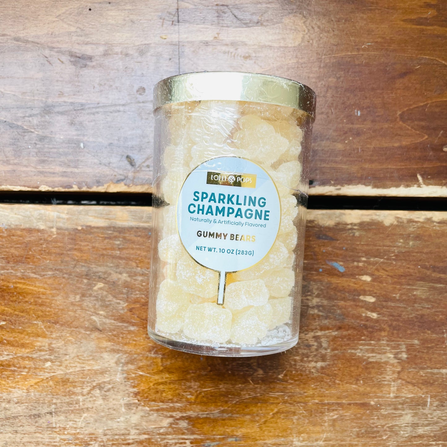 Sparkling Champagne Medium Gummy Bears Tube