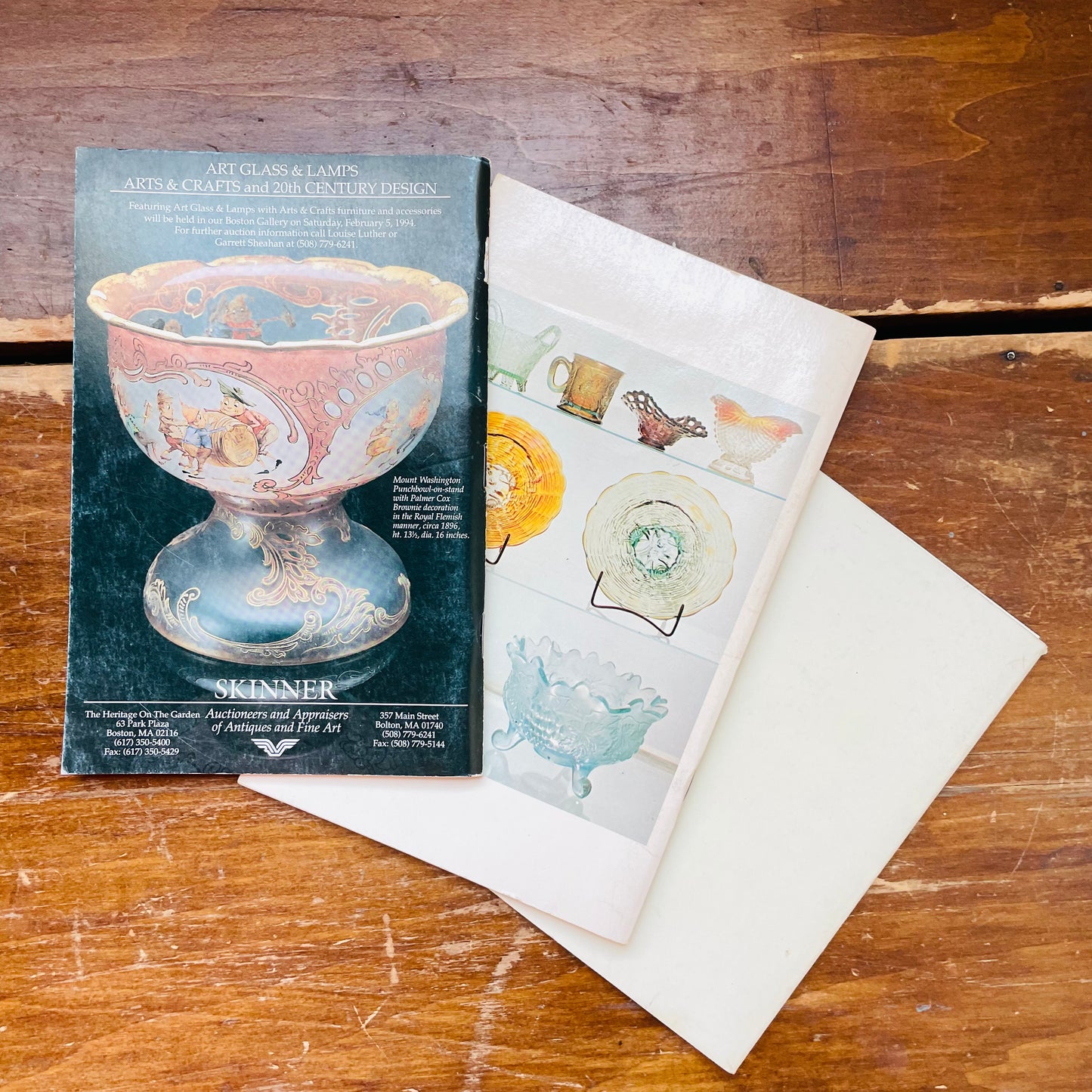 Vintage Glass Book Lot- Vintage