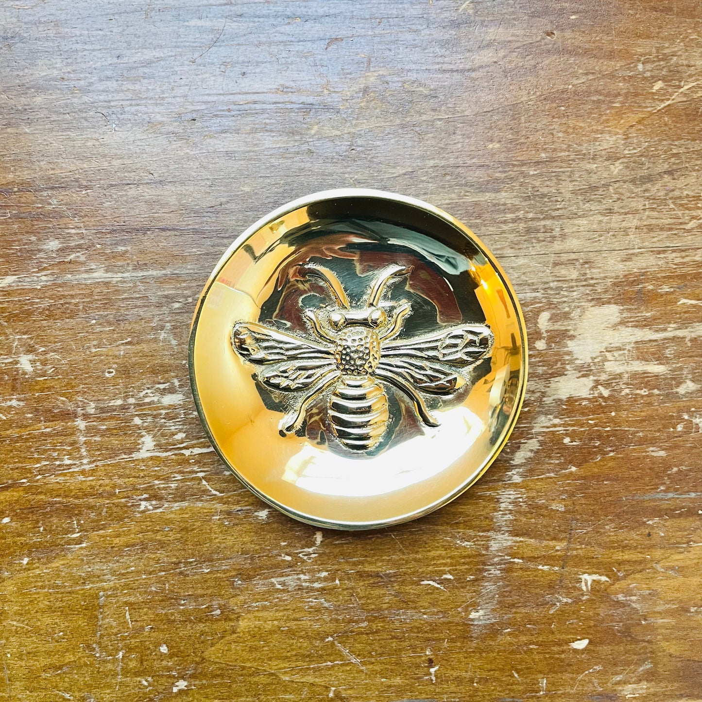 Gold French Bee Dish