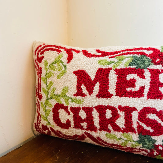 Christmas at the North Pole Hook Pillow