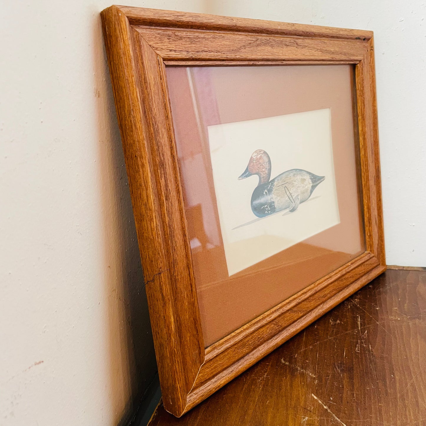 Duck Decoy Framed Print-Vintage