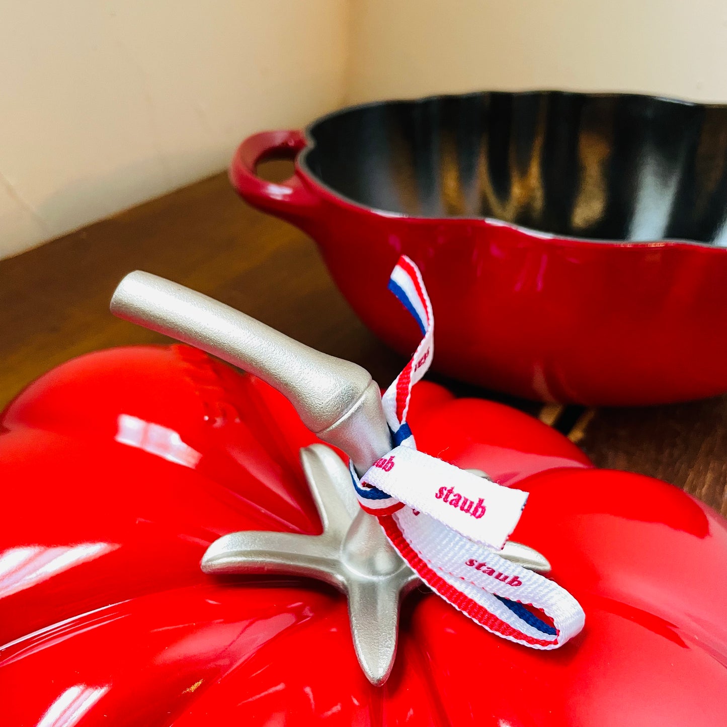 STAUB Cast Iron 3-qt Tomato Cocotte