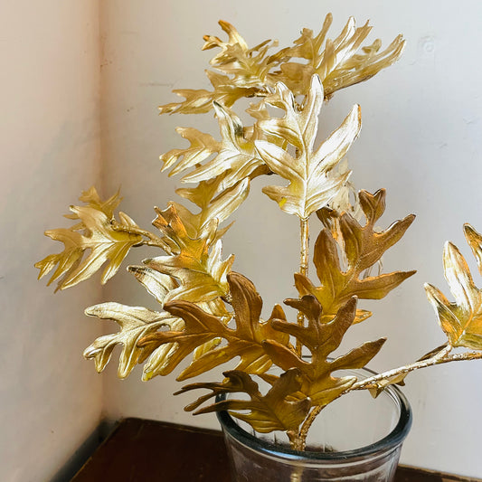 Gold Metallic Oak Stem