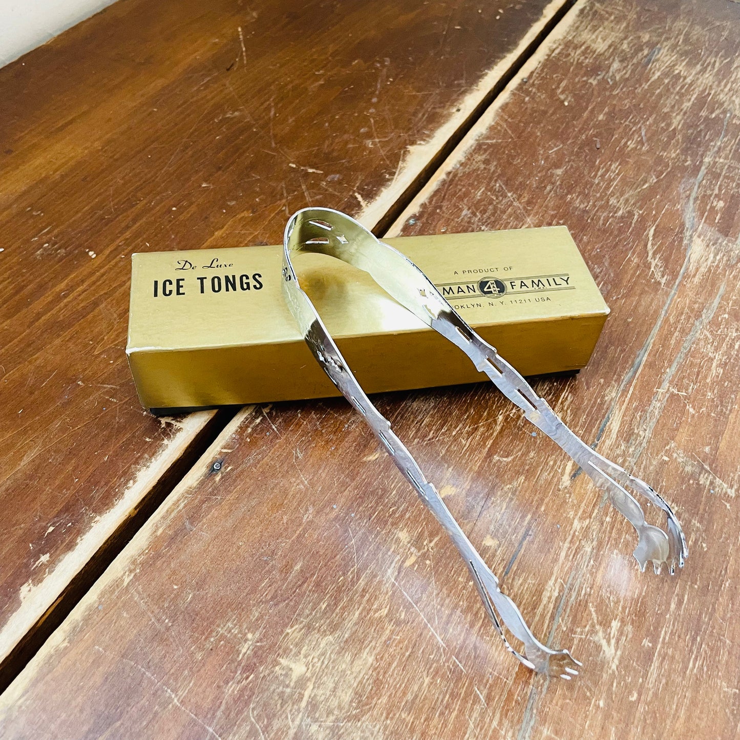 Forman Family De Luxe Ice Tongs- Vintage