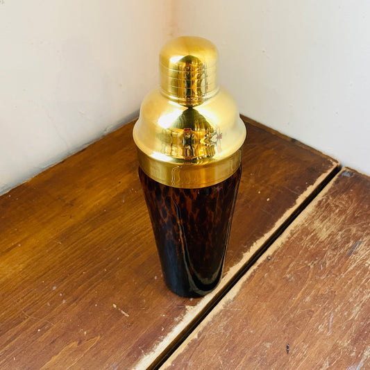 Tortoise Print Cocktail Shaker