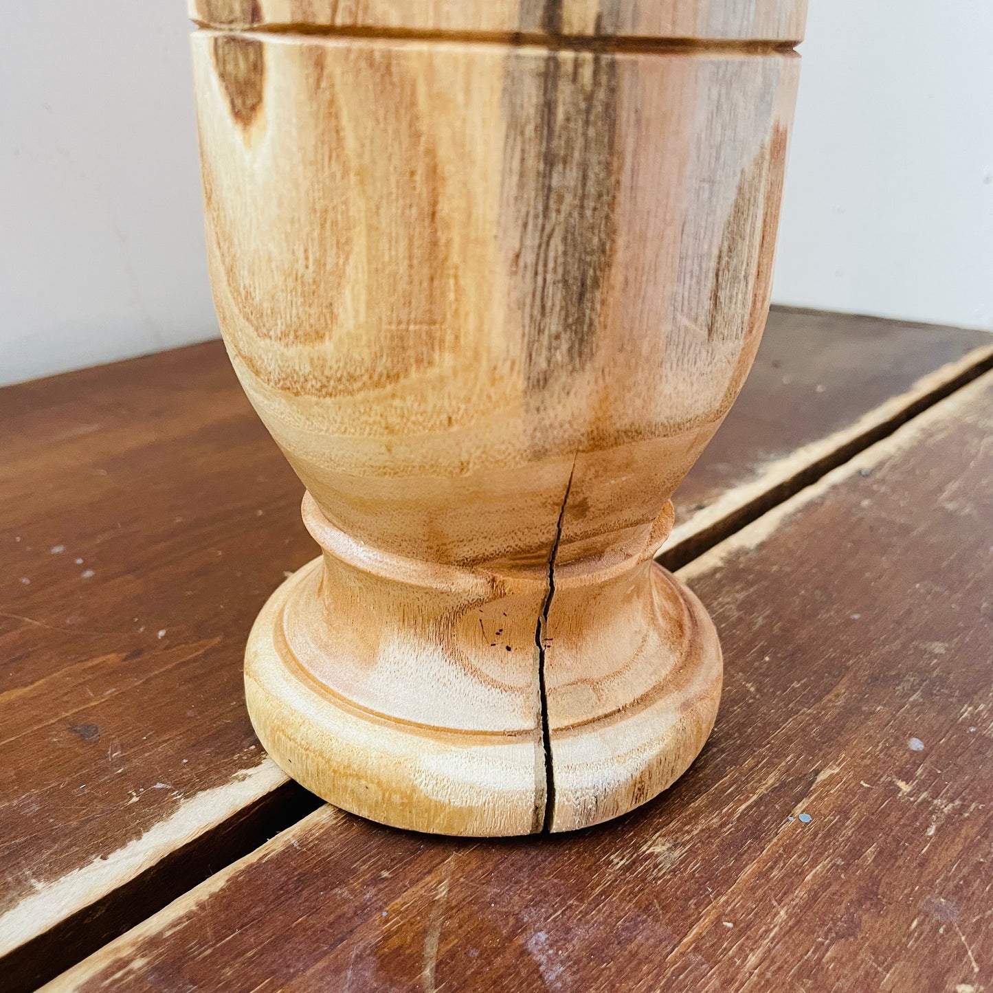 Wooden Mortar & Pestle- Vintage