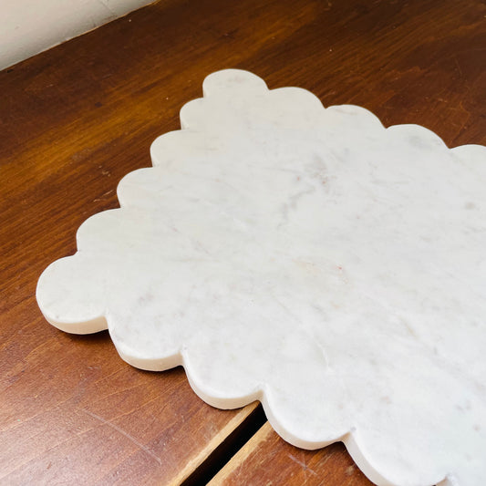 Scalloped Marble Board