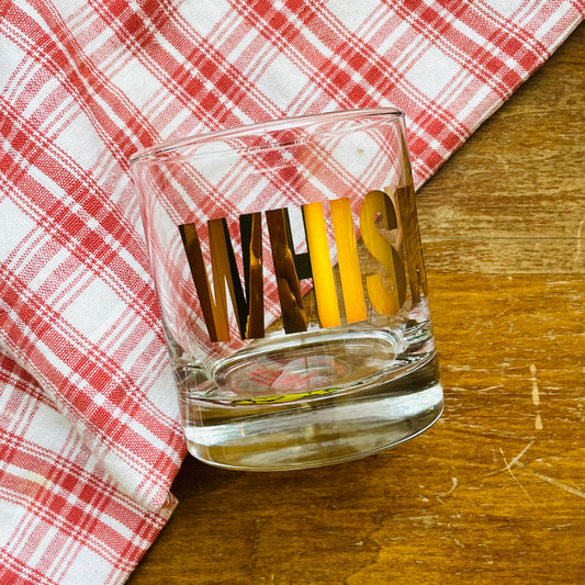 20K Gold Whiskey Rocks Glass