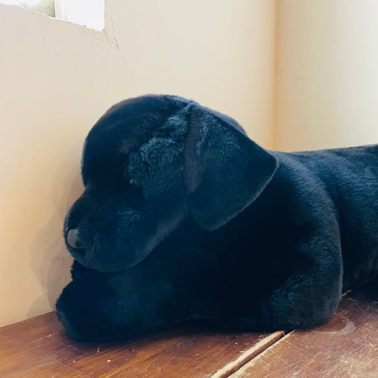 Dickens the Over-sized Black Lab Plush