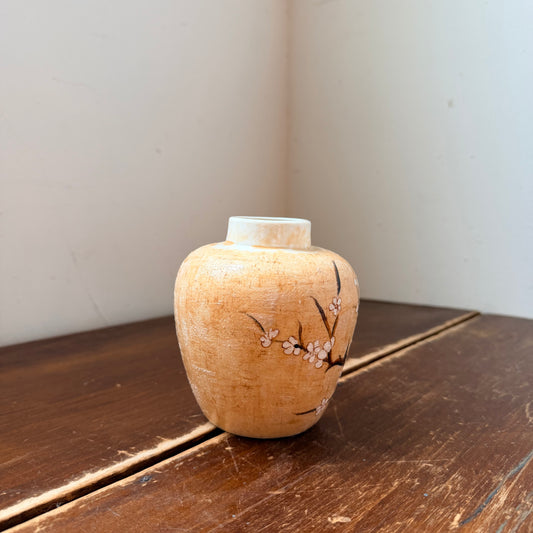Mini Cherry Blossom Ginger Jar- Vintage