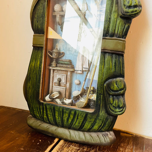 Golf Bag Shadow Box- Vintage