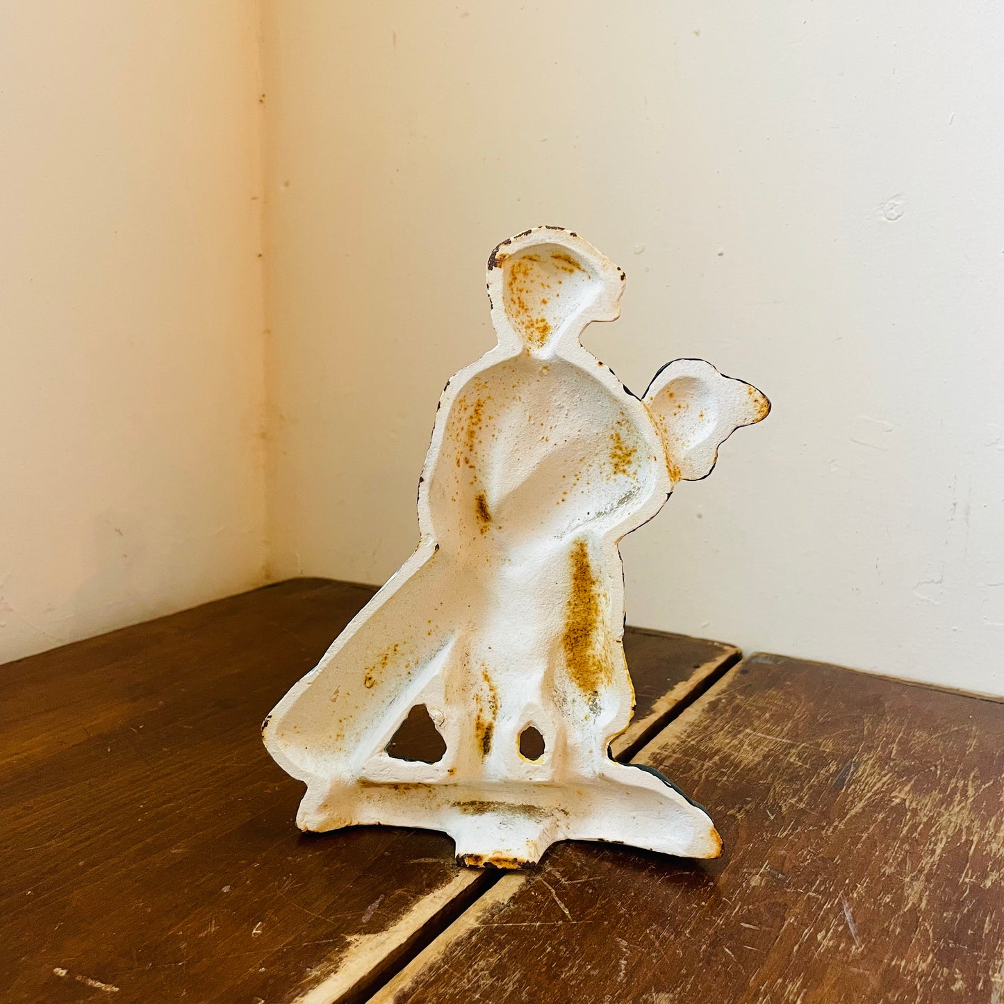 Golf Caddy Cast Iron Doorstop- Vintage