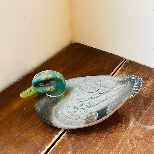 General Fibre Co. "Ariduck" Mallard Decoy- Vintage