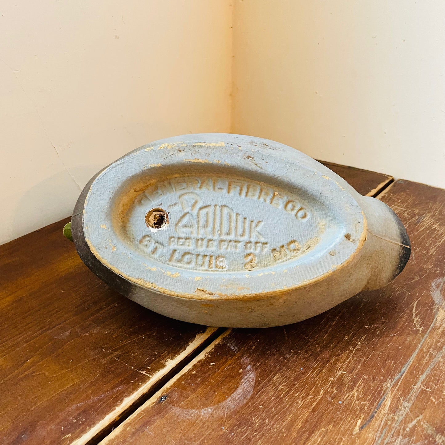 General Fibre Co. "Ariduck" Mallard Decoy- Vintage