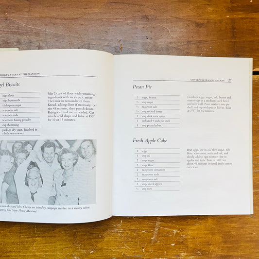 Thirty Years at the Mansion Cookbook- Vintage