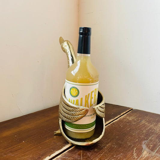 Gold Duck Bottle Holder