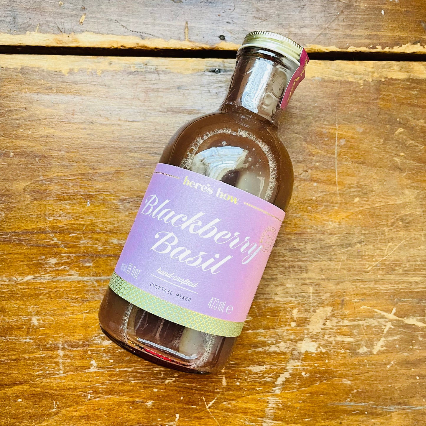 Blackberry Basil Cocktail Mixer