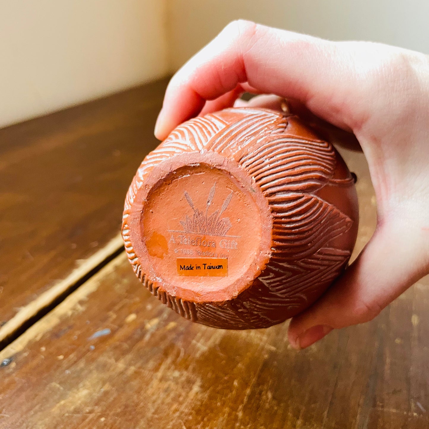 Teleflora Cattail Vase- Vintage