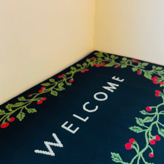 Tomato Vine Welcome Mat