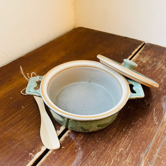 Sheraton Sage Stoneware Brie Baker