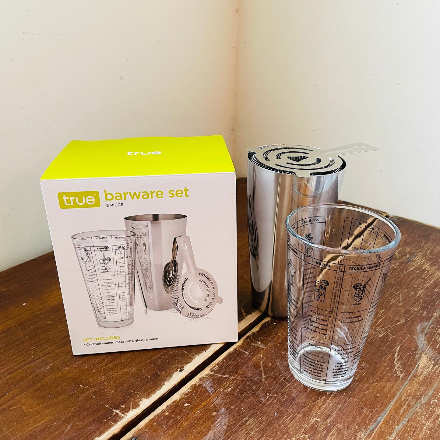 Three Piece Recipe Bar Set