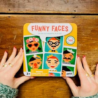 Funny Faces: On-the-Go Magnetic Play Kit