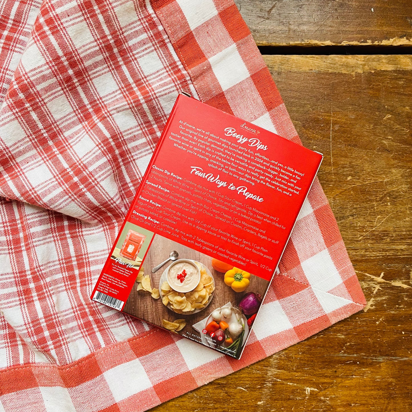 Roasted Pepper Boozy Dip