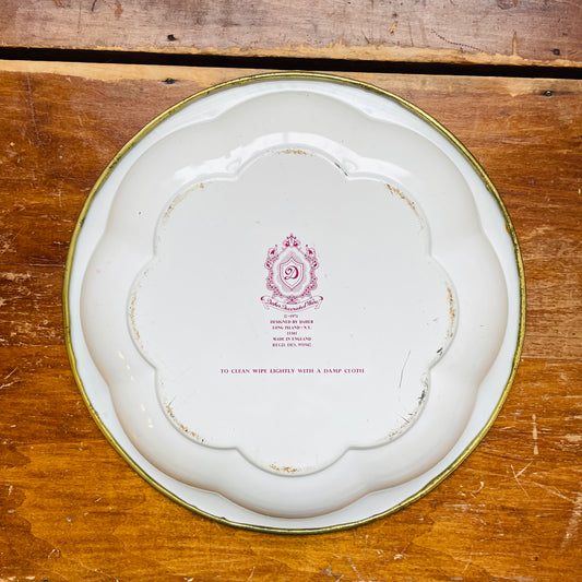 Daher Decorated Ware Tin Bowl- Vintage