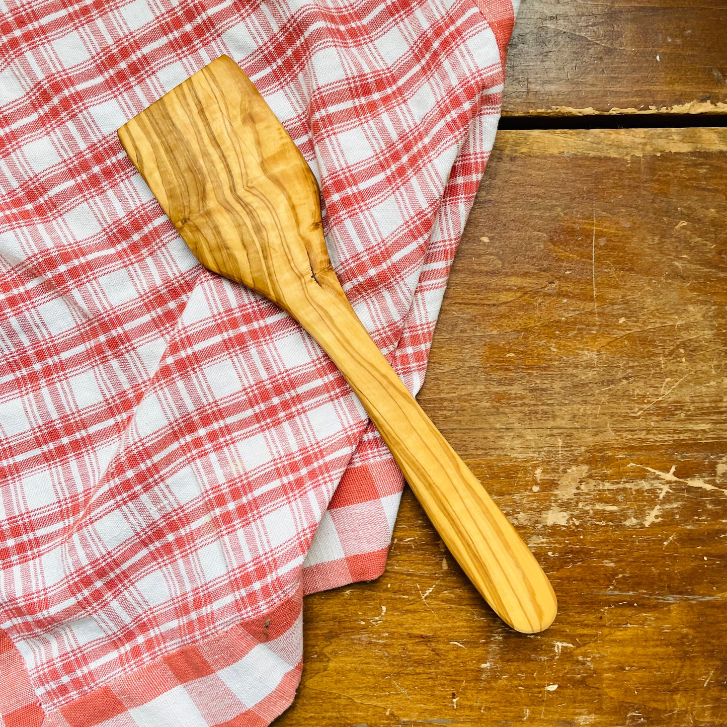 Handcrafted Olive Wood 12" Spatula